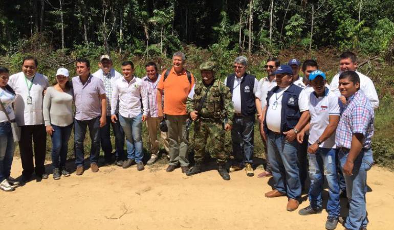 Comisión tripartita de verificación llegó a Caño Indio