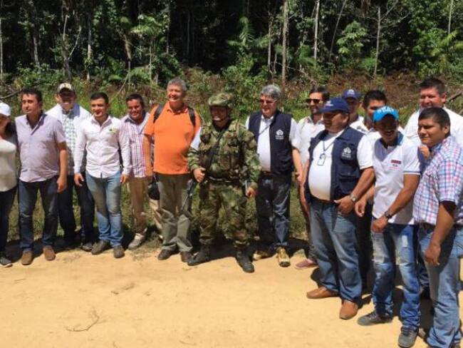 Comisión tripartita de verificación llegó a Caño Indio