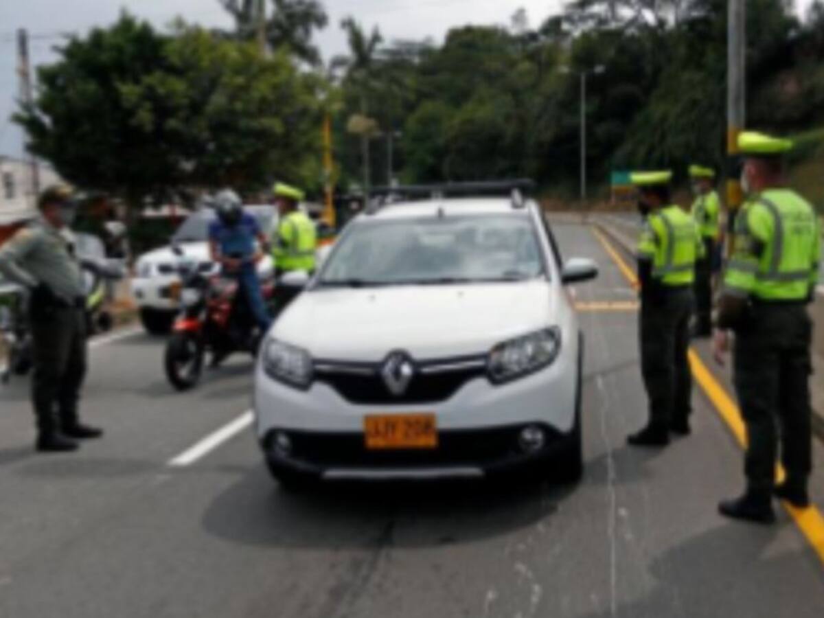 Tres puntos de control especiales se tienen en vías de Manizales