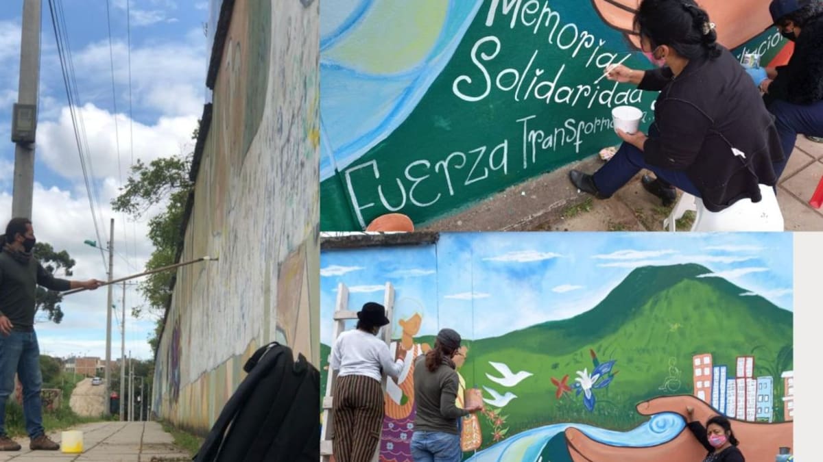Con murales conmemoran el día de la solidaridad con las víctimas en Nariño