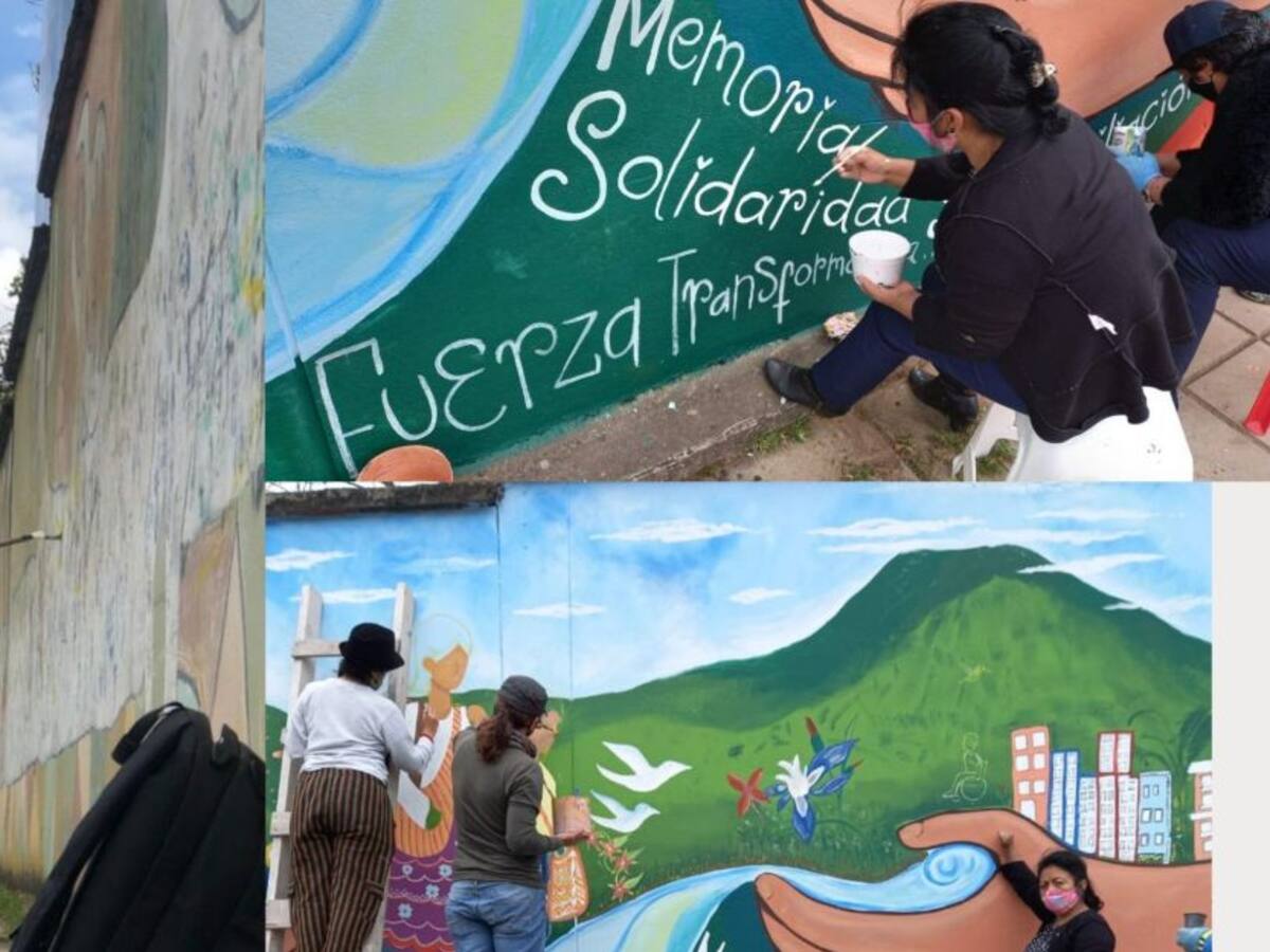 Con murales conmemoran el día de la solidaridad con las víctimas en Nariño