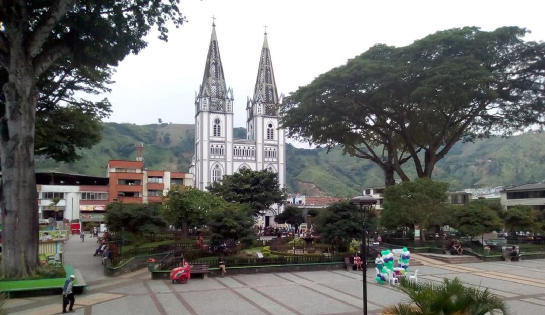 Plaza principal de Chinchiná