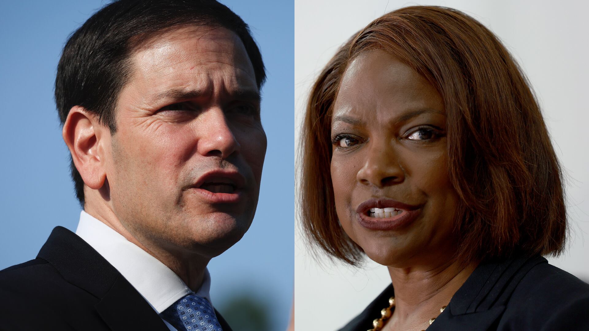 El legislator republicano Marco Rubio busca su segunda reelección y lidera la intención de voto, y se enfrenta a la demócrata Val Demings. Foto: Getty