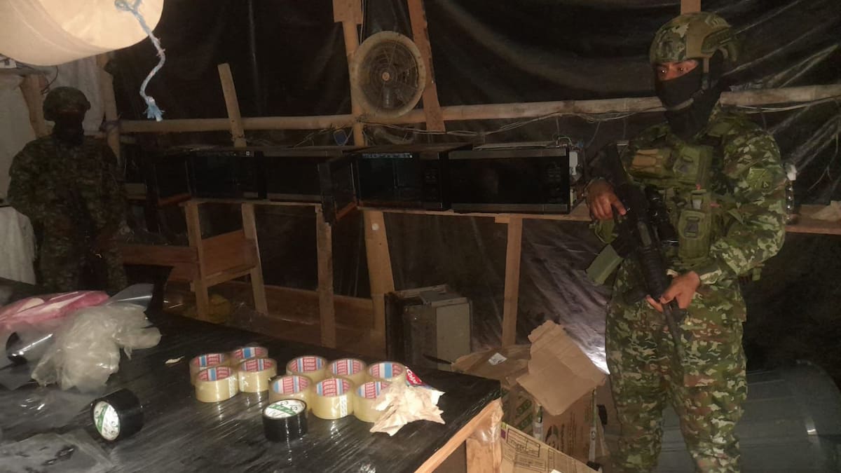 Asonada contra el Ejército en el sur del Cauca tras destrucción de laboratorio de coca