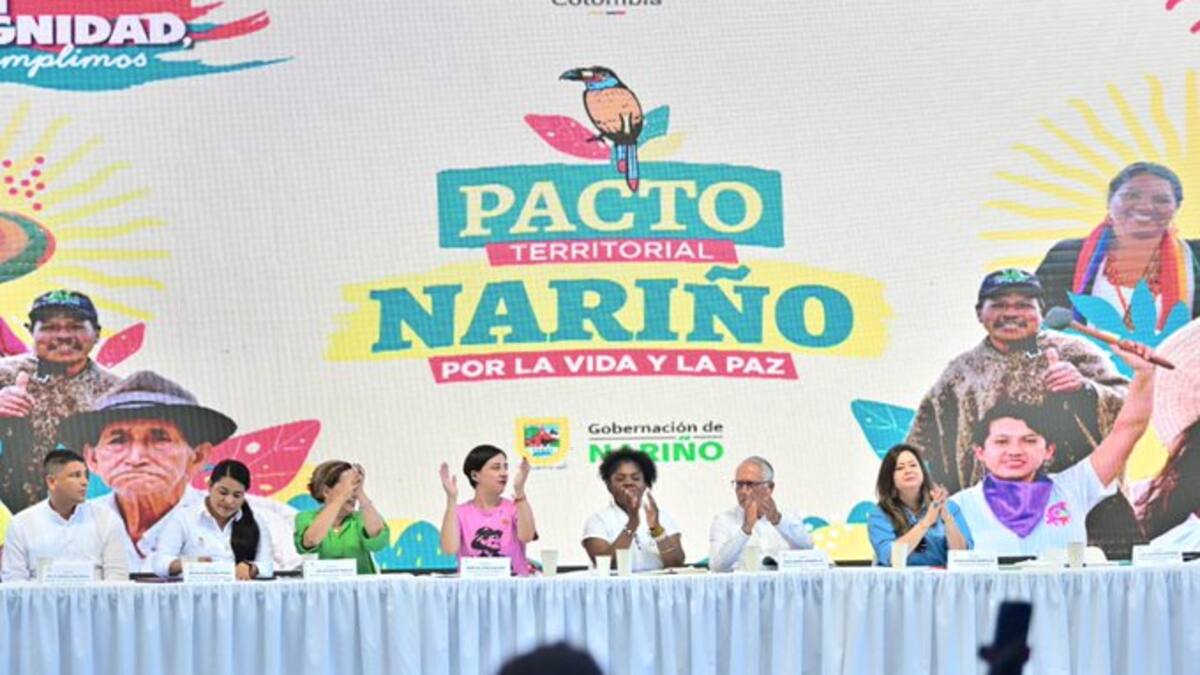 Petro no llegó a Tumaco, no obstante, el Gobierno suscribió el pacto por la Vida y la Paz de Nariño
