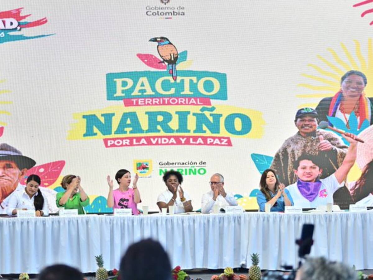 Petro no llegó a Tumaco, no obstante, el Gobierno suscribió el pacto por la Vida y la Paz de Nariño