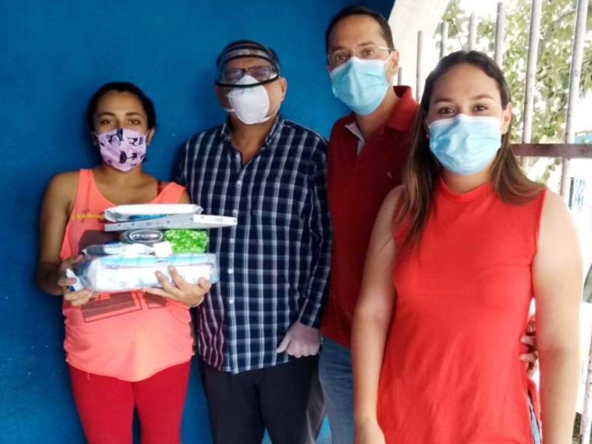 Caracol Radio, Iglesia la Unción y Héctor Pérez, ayudan a joven embarazada