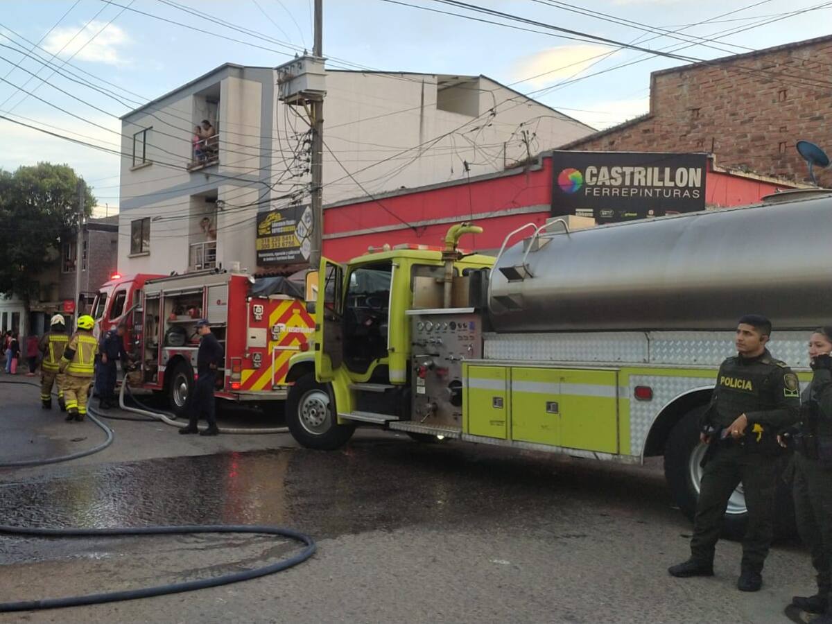 Reporte de Ibeth Noriega sobre incendio en el barrio Girardot