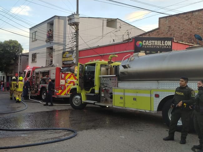 Reporte de Ibeth Noriega sobre incendio en el barrio Girardot