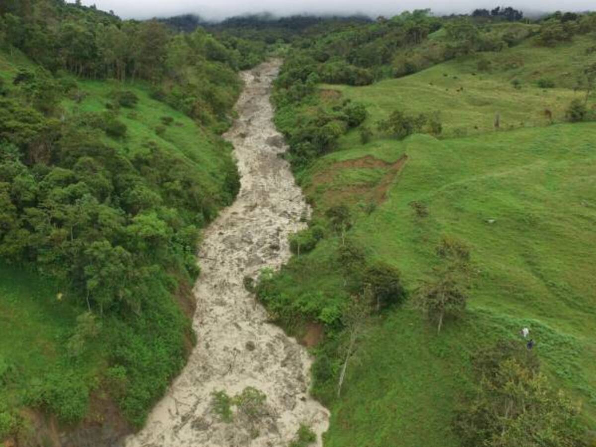 Amenaza de avalancha en el municipio de Toledo, en Norte de Santander