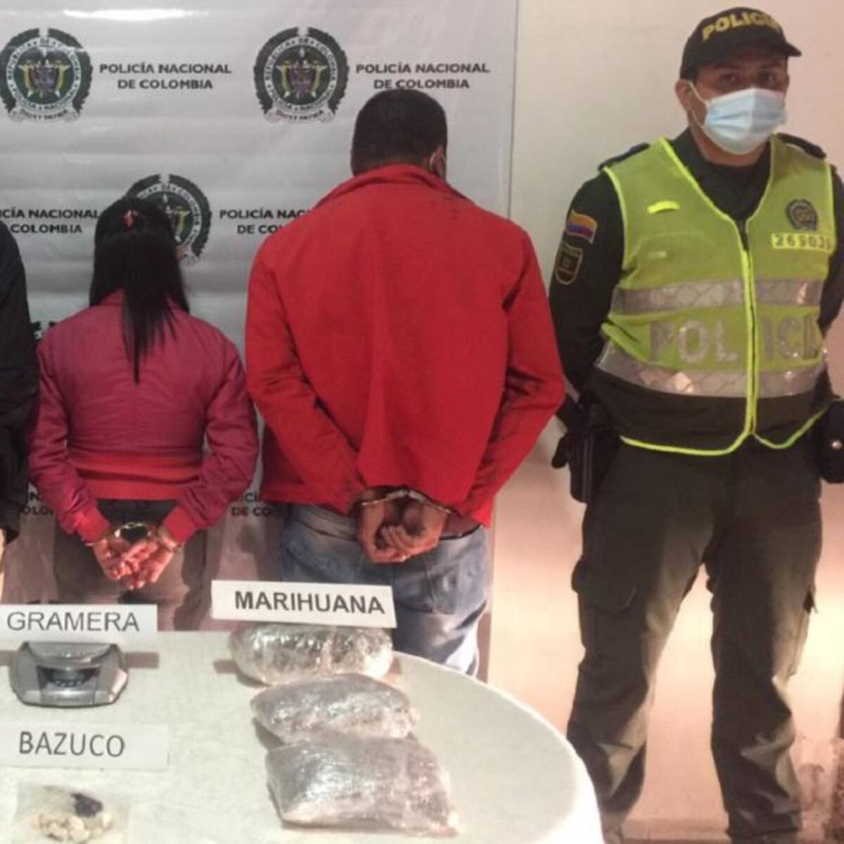 Detenidos con estupefacientes en la vereda Varsovia de Filadelfia