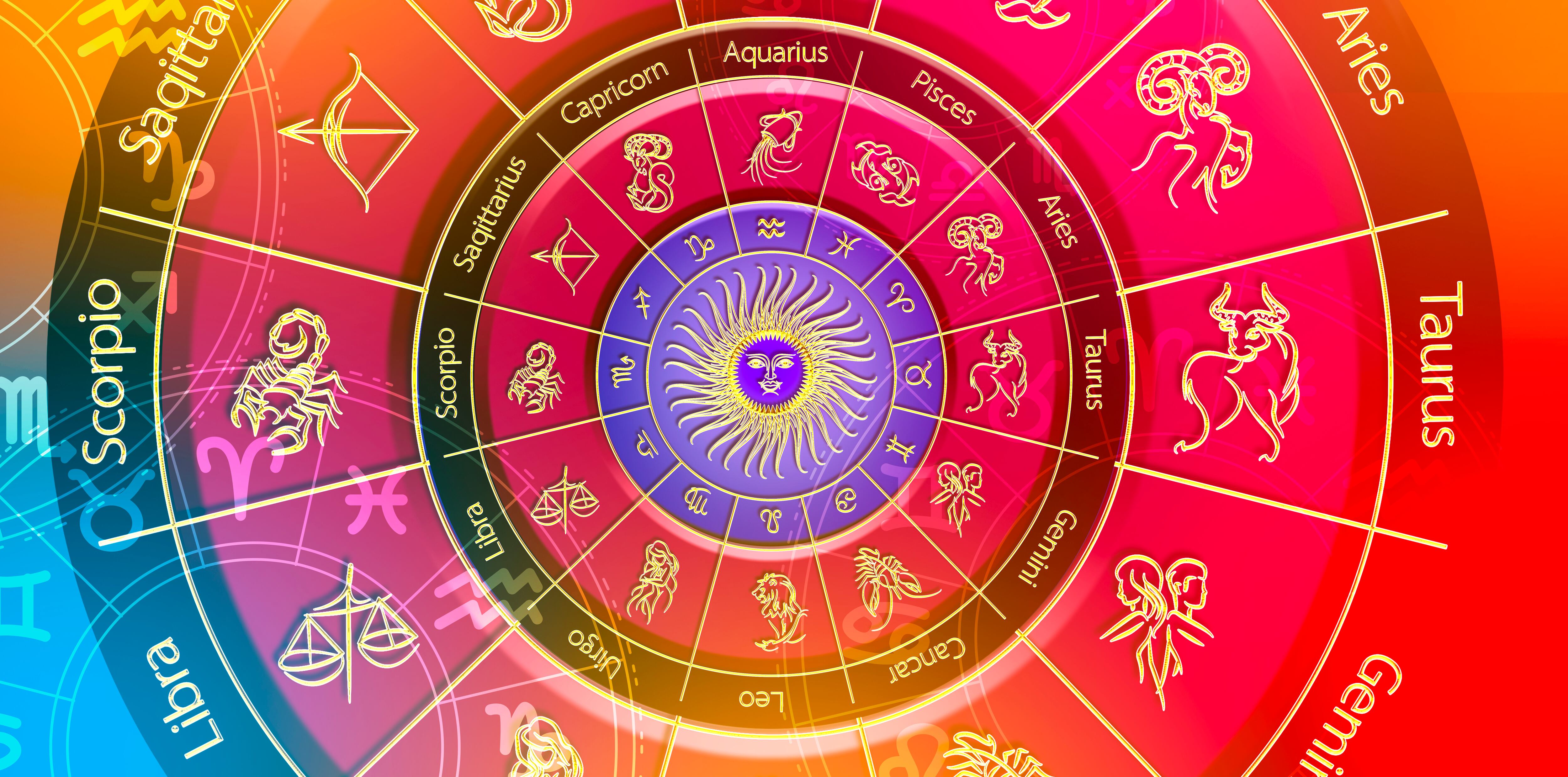 Signos del zodiaco y astrología con constelaciones, conceptos, predicciones, horóscopos, creencias (Foto vía GettyImages)