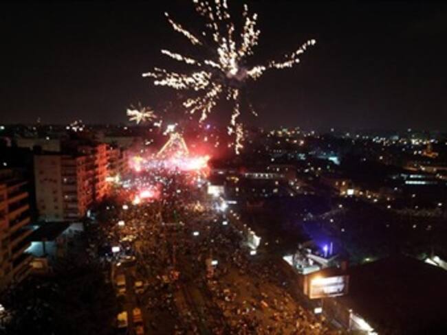 Tahrir celebra con júbilo la expulsión del poder del presidente