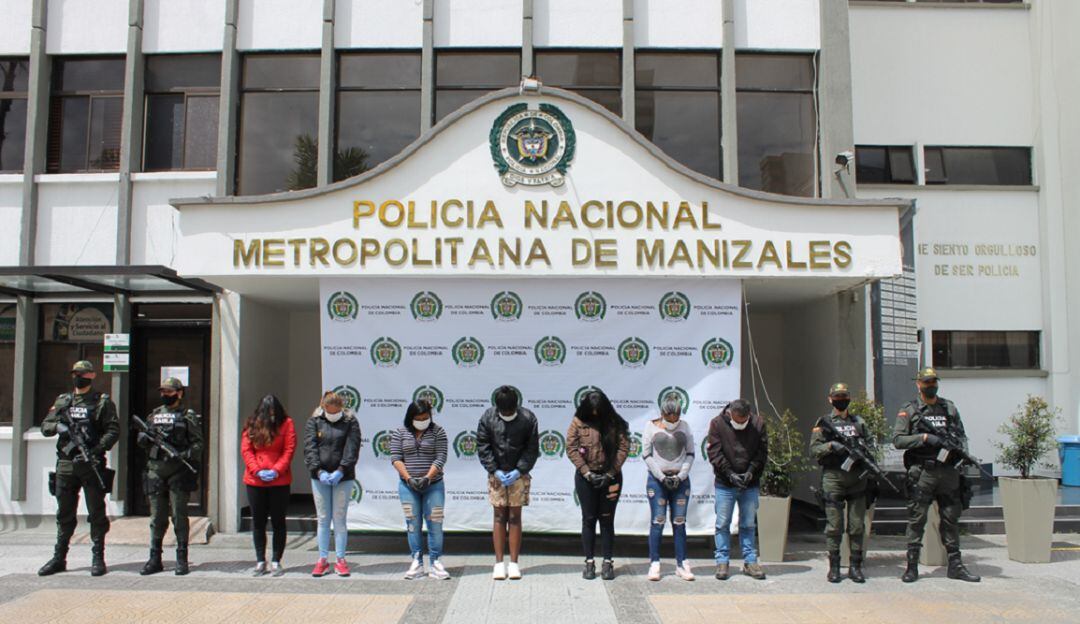 Grupo delincuencial Los Guateque, capturados por el delito de extorsión