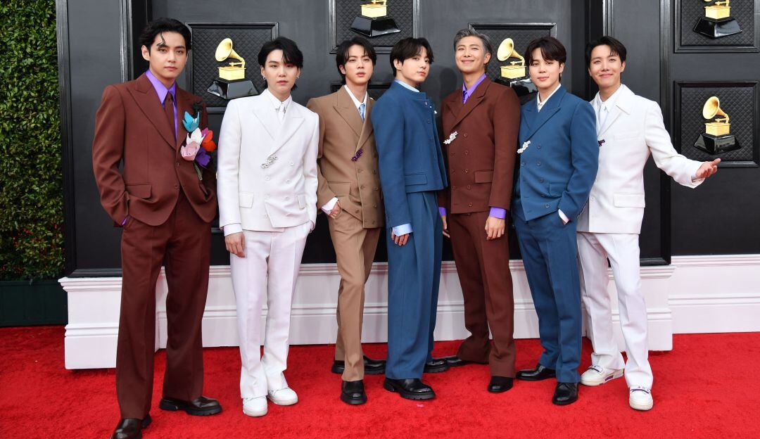 Integrantes de BTS, banda de K-POP 