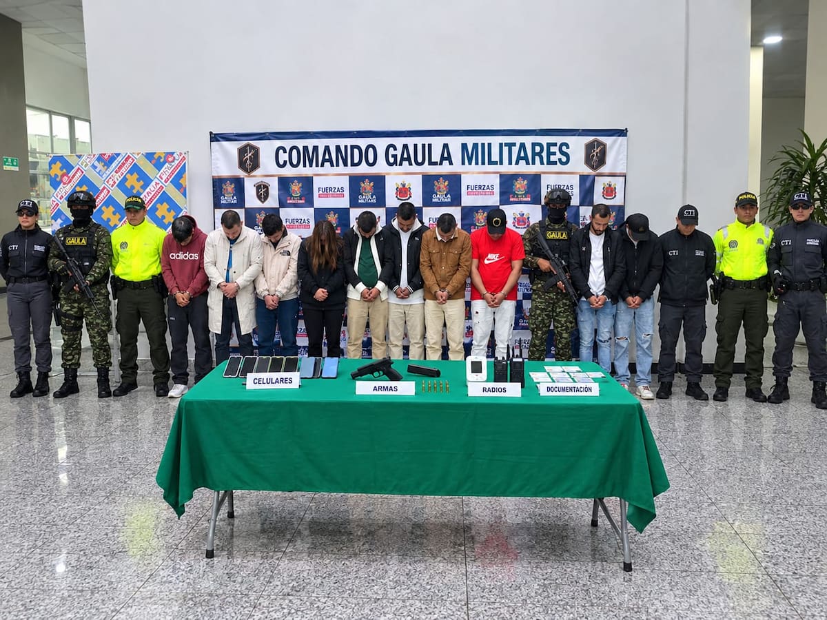 Desarticulan banda que pinchaba vehículos y secuestraba conductores en vías de ingreso a Bogotá