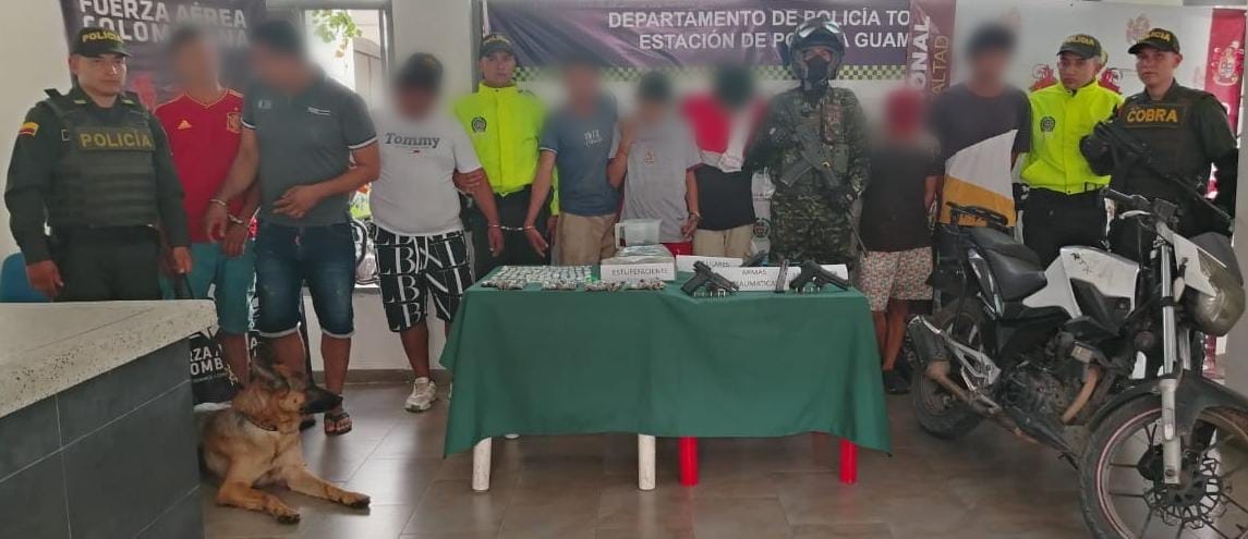 Esta banda delincuencial se dedicaba al expendio de alucinógenos en varias poblaciones del Tolima