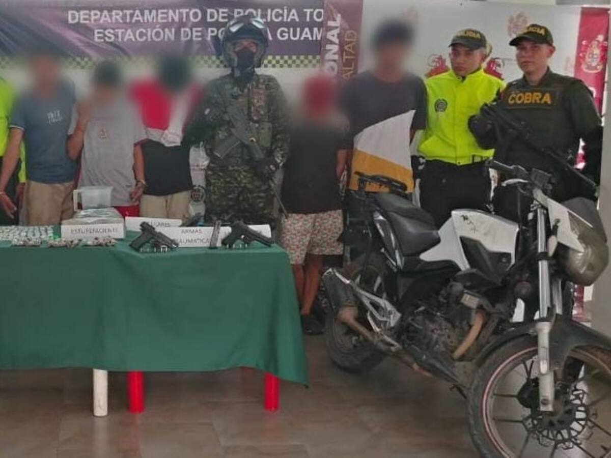 Desarticulan banda de distribuía alucinógenos en varias poblaciones del Tolima