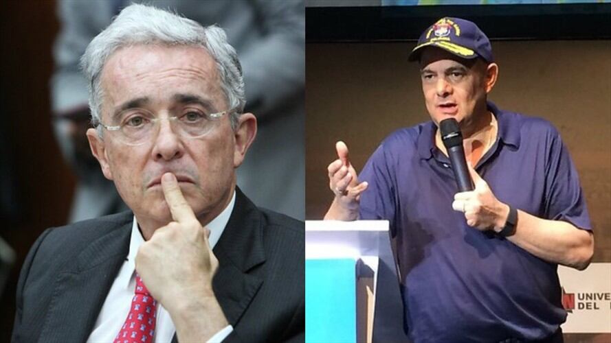 La foto de la reunión entre Uribe y Vargas Lleras. Foto: Colprensa