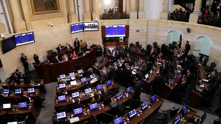 Plenaria del Senado de la República sobre la inhabilidad por el delito de concusión del magistrado Jorge Pretelt. Foto: Colprensa