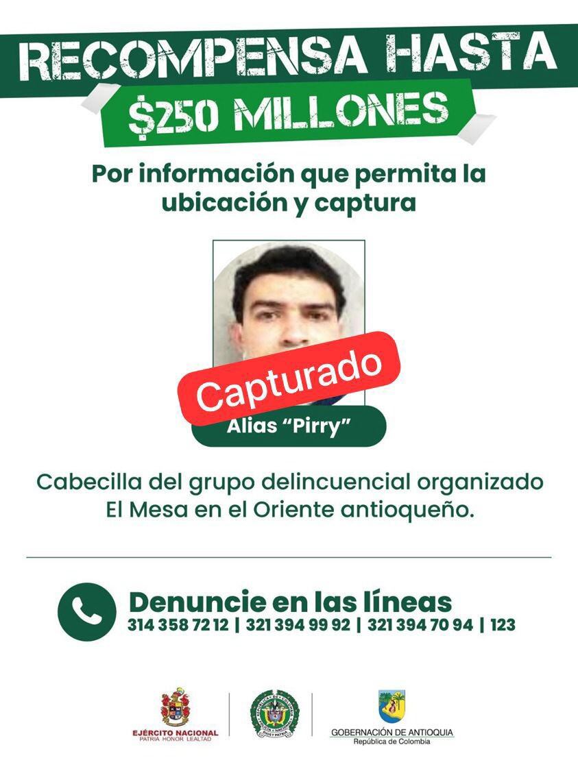 Alias Pirry, capturado en España y cabecilla del grupo ilegal El Mesa- foto Andrés Julian Rnedón