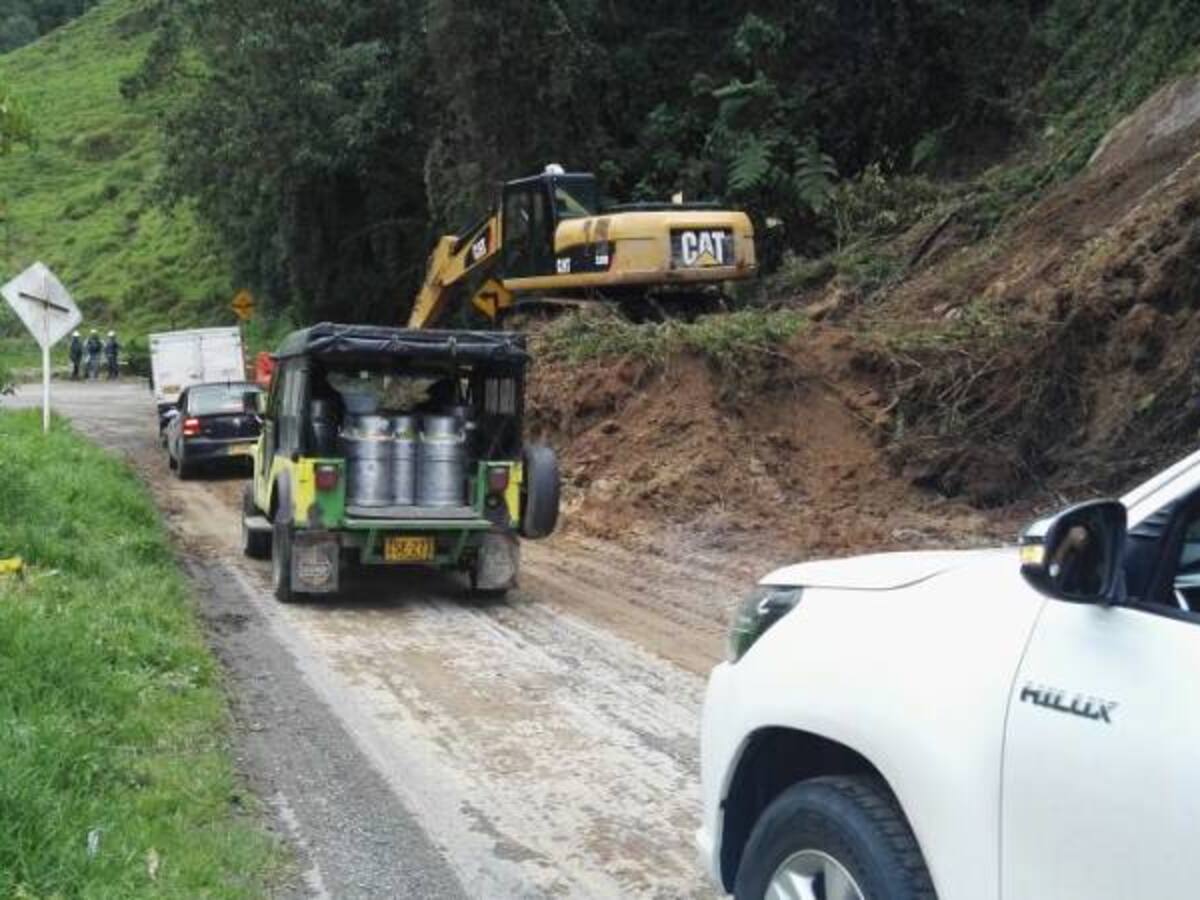 Vía Manizales - Fresno, una de las más afectadas por el invierno en Caldas