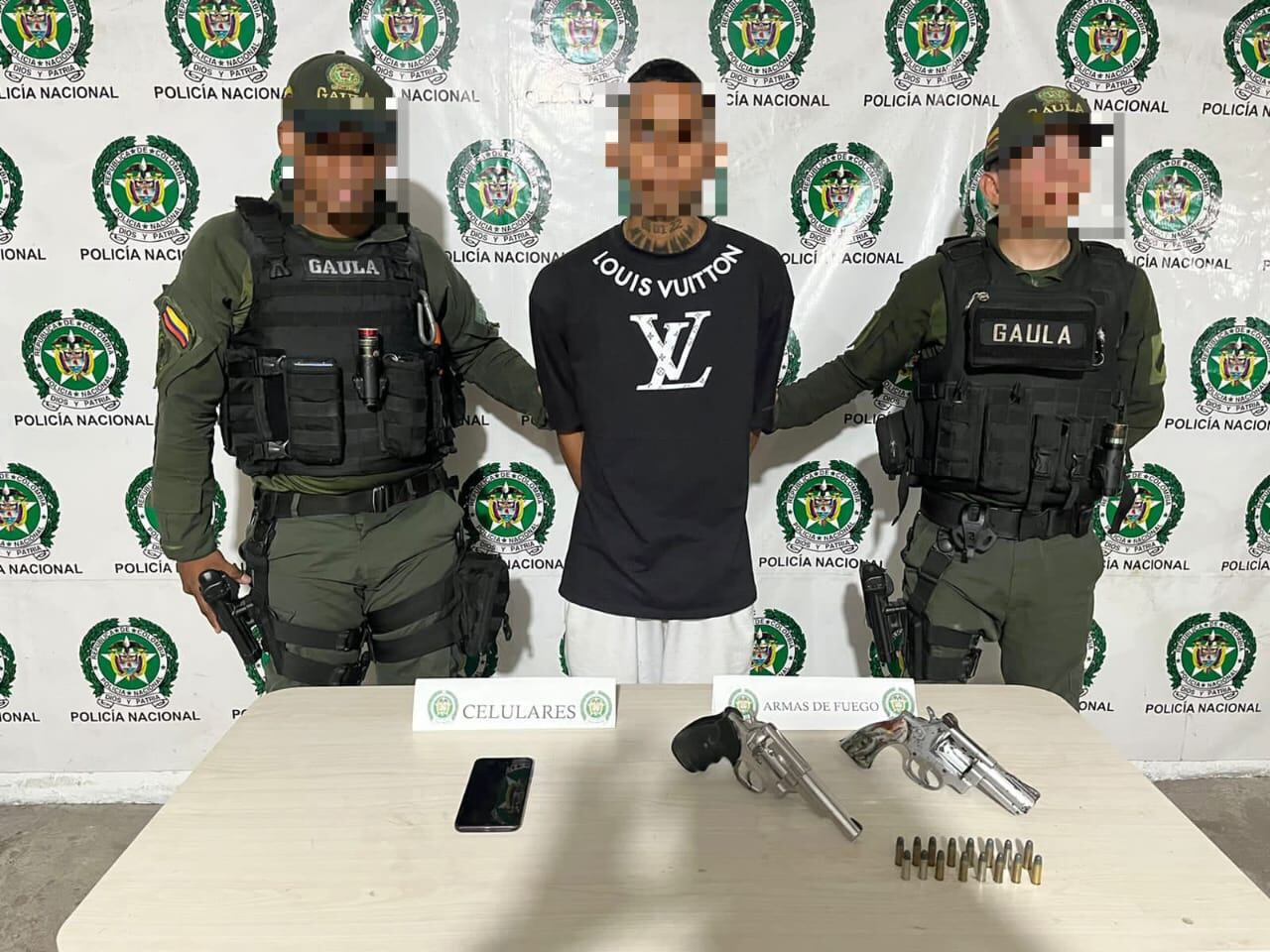 El capturado (Cortesía Departamento de Policía Atlántico)