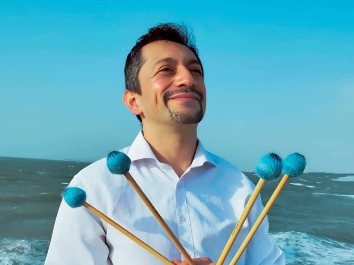 Wilson Tovar, docente de Música en Unibac, invitado por la Universidad de Arkansas al Percussion Day