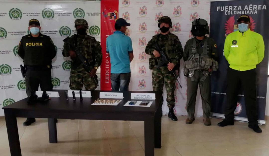 Captura de un disidente de las Farc 