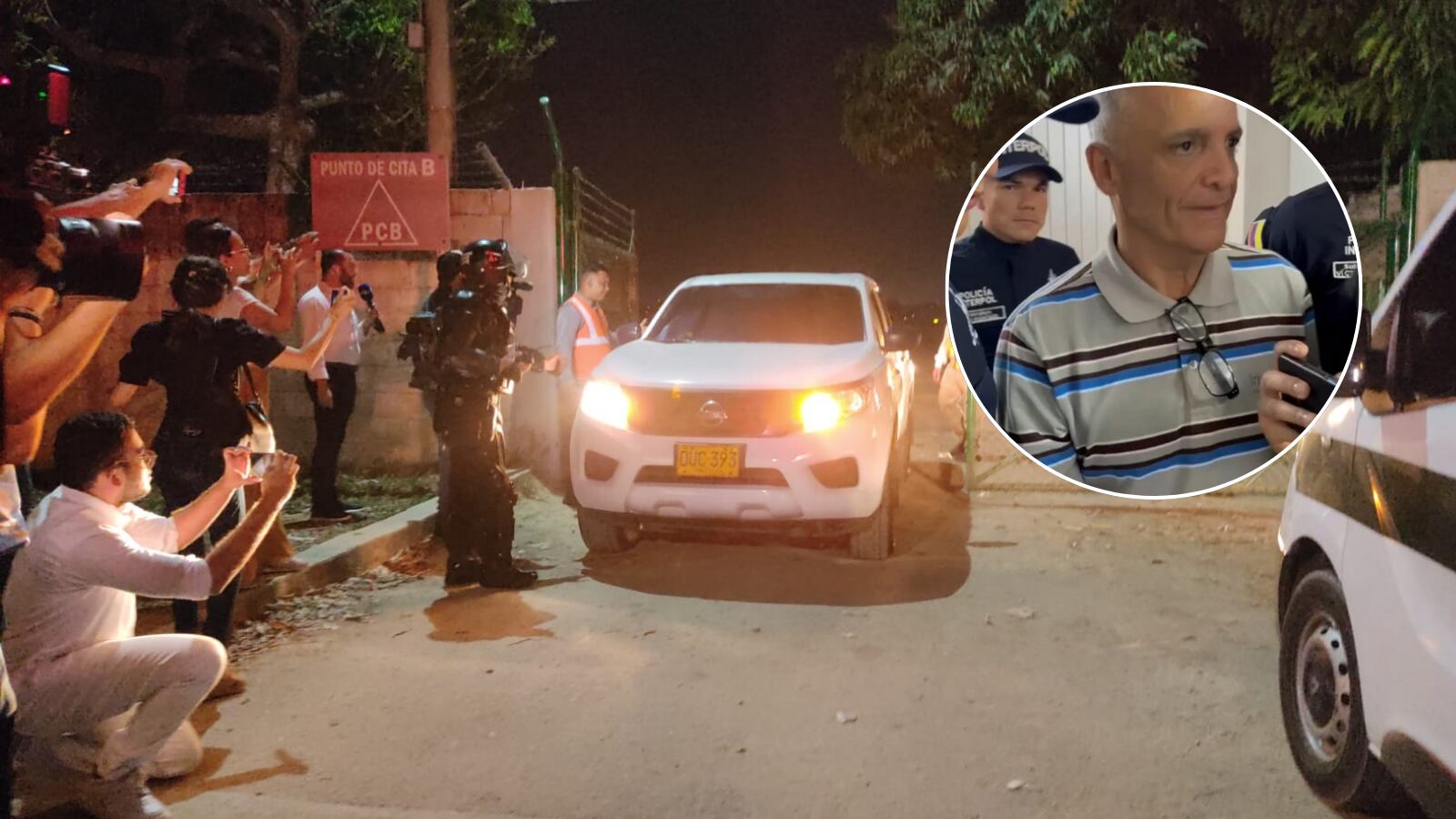 Jaime Saade llegó a Barranquilla tras su proceso de extradición desde Brasil./ Foto: Caracol Radio