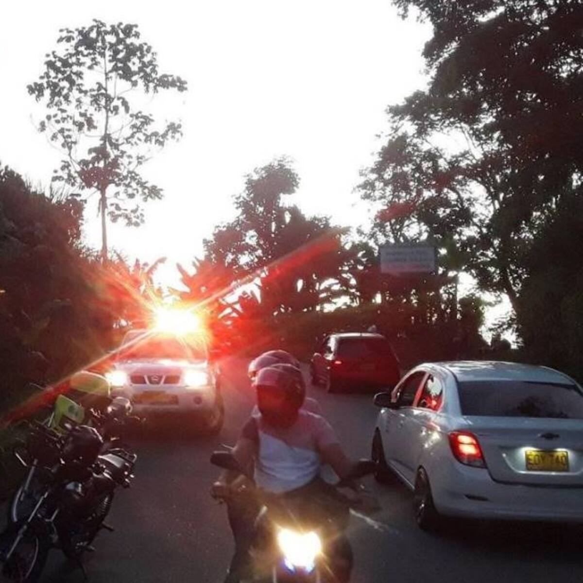 Un peatón fue atropellado por un motociclista, en la vía Santágueda - Arauca, Caldas