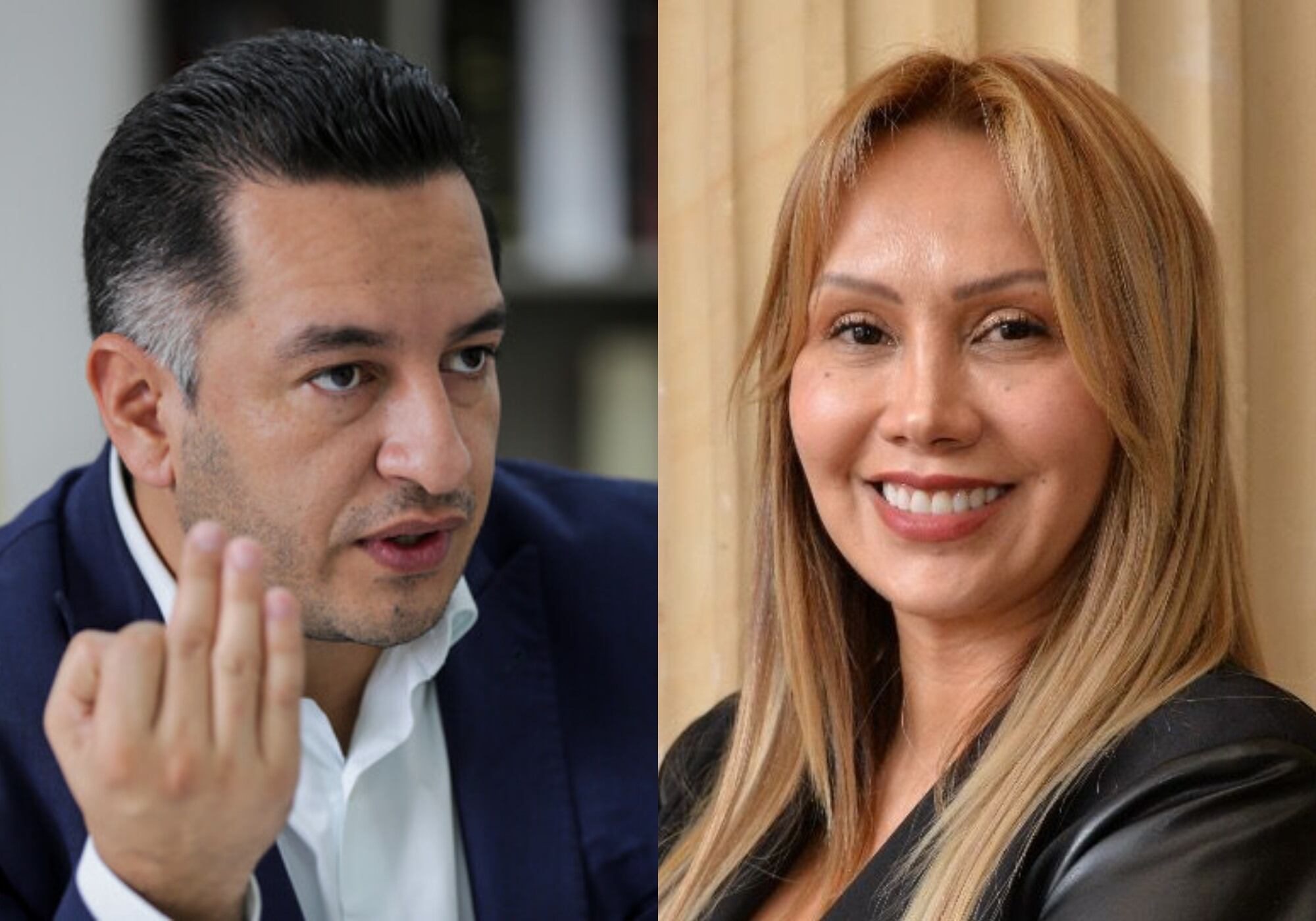 Andrés Idárraga y Sandra Ortiz. Foto: (Colprensa - Mariano Vimos) / Colprensa