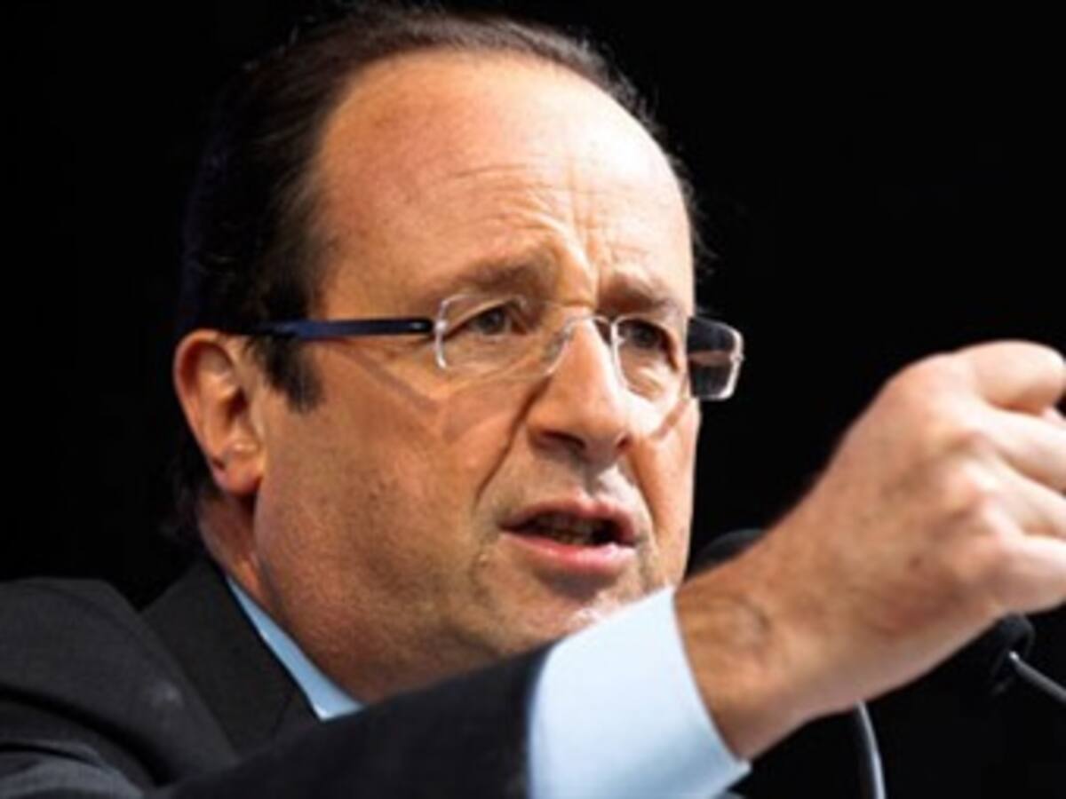 Hollande pide a los franceses un 'esfuerzo justo' para salir de la crisis