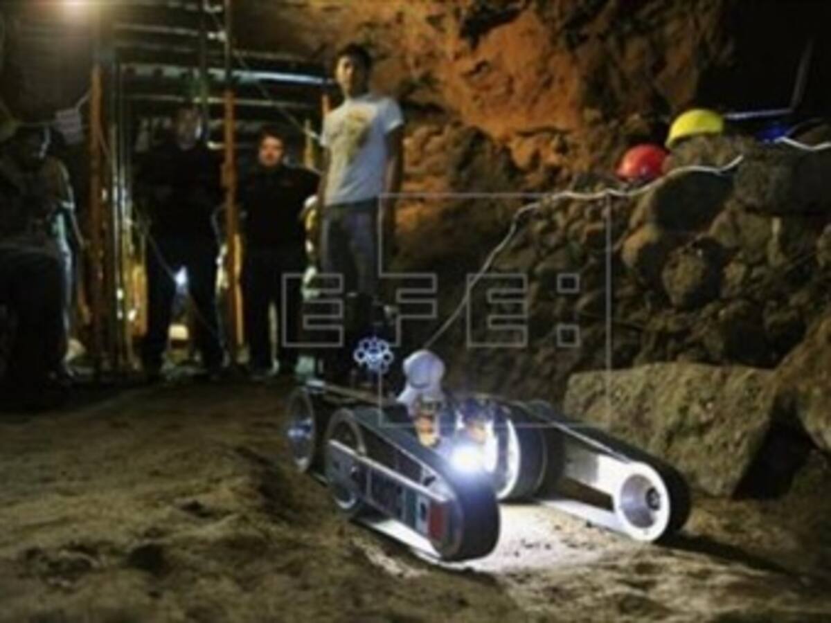 Un robot explorará el último tramo de túnel hallado en Teotihuacan