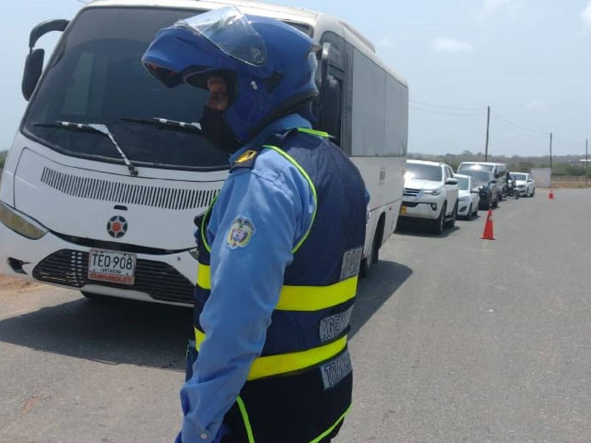 Controles en Playa Blanca y Bocagrande por alta afluencia de turistas