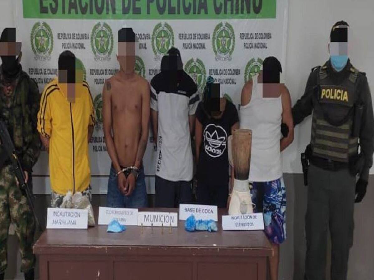 Capturaron a cinco presuntos miembros del Clan del Golfo en Chinú