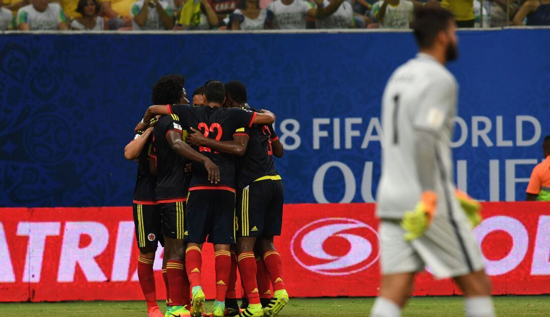 Brasil 2 - 1 Colombia en 2016