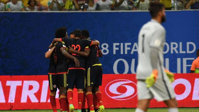 Brasil 2 - 1 Colombia en 2016