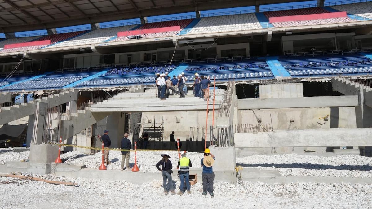 Presidente de la Conmebol destaca avance en las obras del estadio Metropolitano de Barranquilla