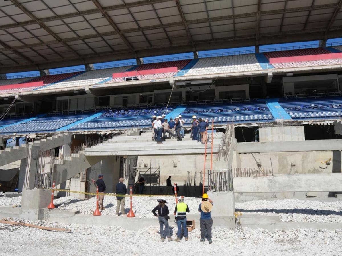 Inicia la instalación de nuevas graderías en el Metropolitano Roberto Meléndez