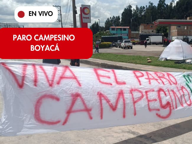 Paro Campesino en Boyacá, Caracol Radio.