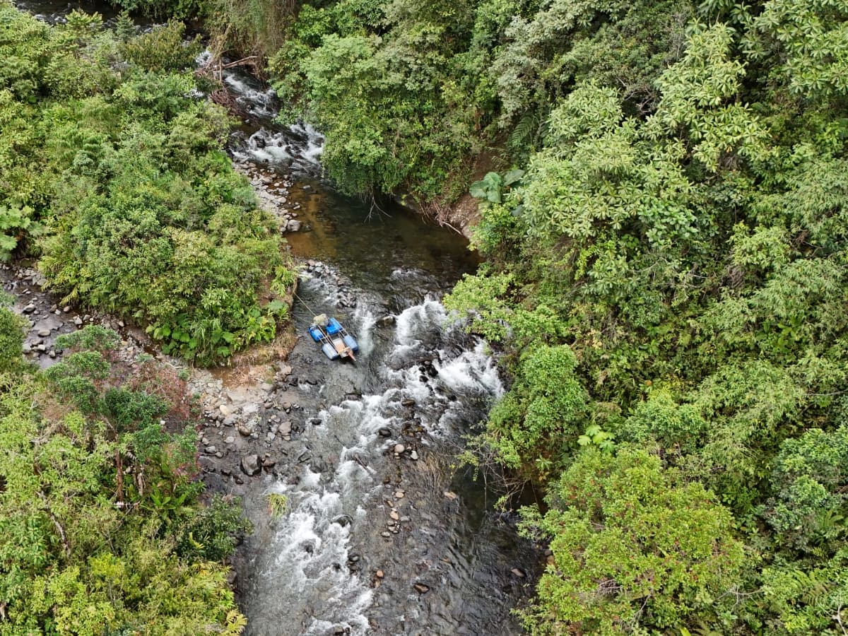 Dos de los cuatro capturados por minería ilegal en Risaralda, fueron llevados ante la justicia