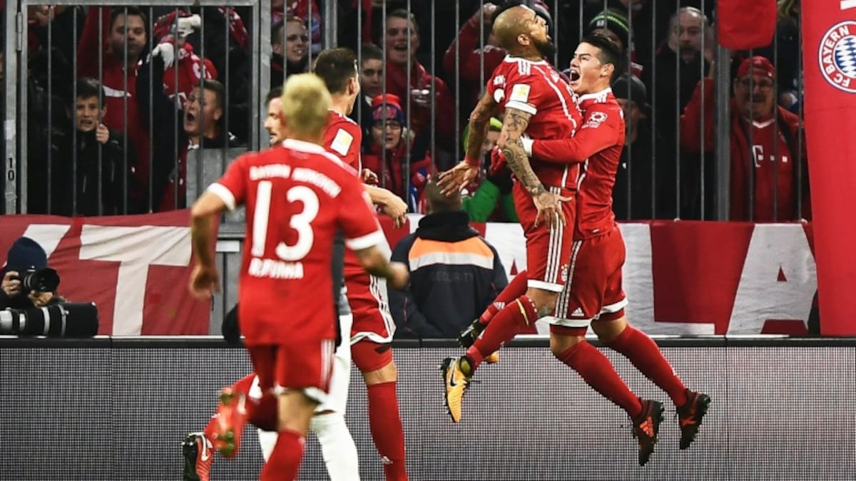 James se destaca en la goleada del Bayern sobre el Augsburgo