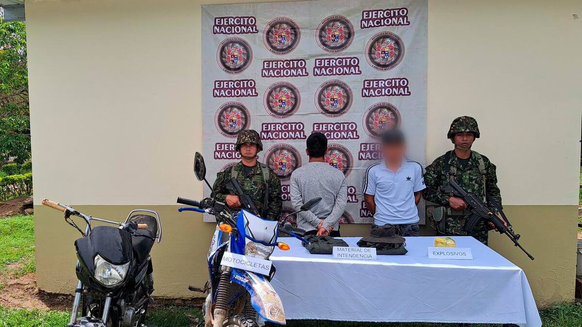 En Neiva capturan dos personas que pretendían atentar contra gremio de comerciantes
