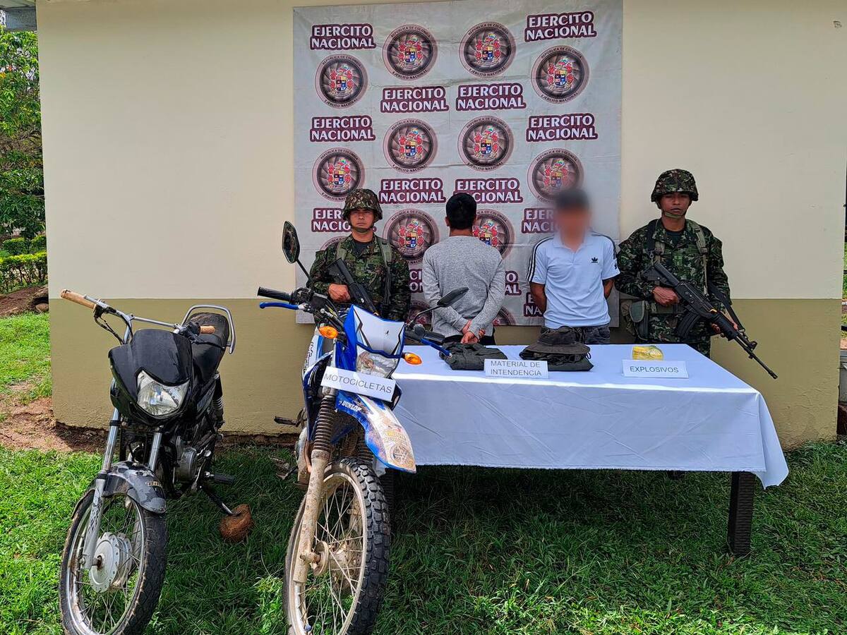 En Neiva capturan dos personas que pretendían atentar contra gremio de comerciantes