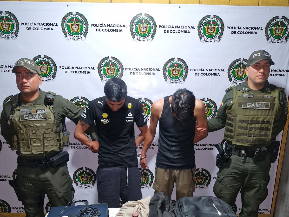 A la cárcel dos ladrones que llegaron de otros departamentos a robar carros en Armenia