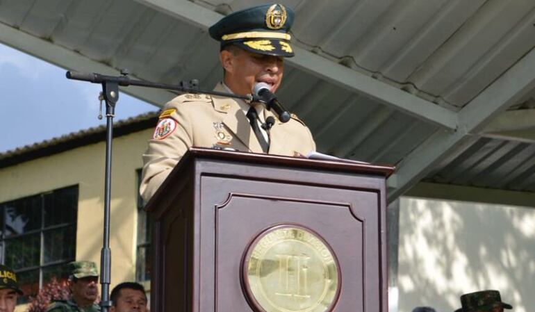 Comandante de la II División del Ejército Nacional General Mauricio Moreno