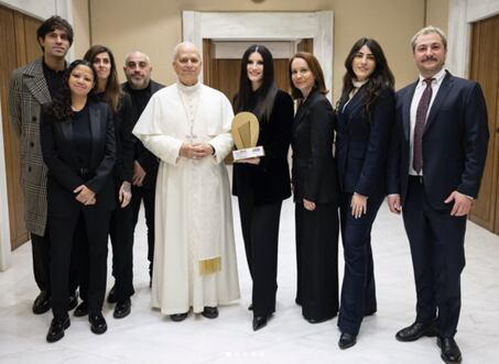 LAURA PAUSINI EN EL VATICANO INSTAGRAM LAURA PAUSINI