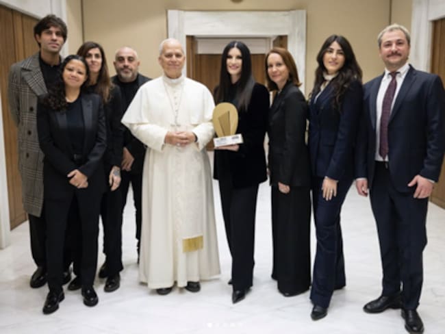 LAURA PAUSINI EN EL VATICANO INSTAGRAM LAURA PAUSINI