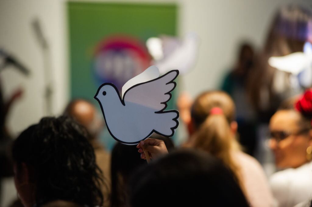 Acuerdo de paz (Photo by: Chepa Beltran/Long Visual Press/Unniversal Images Group via Getty Images)